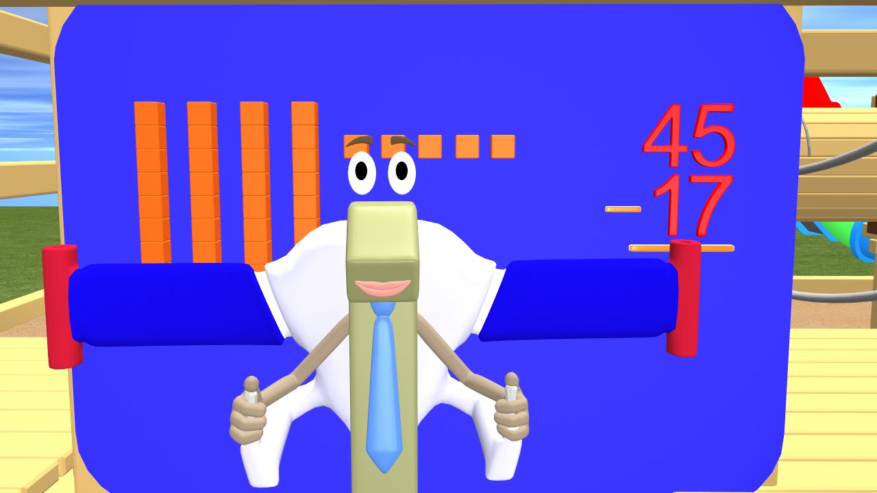 Subtraction with Regrouping - Math Video for 2nd Grade Thumbnail