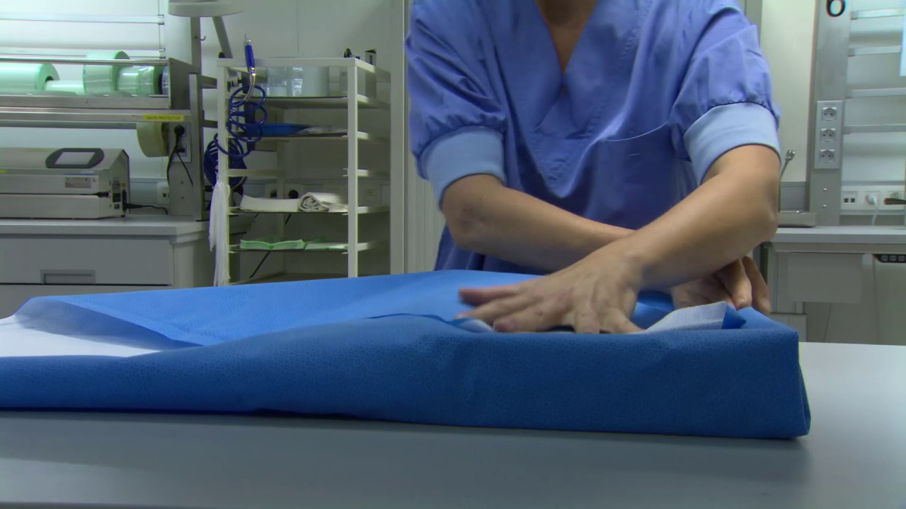How to Fold Sterilisation Wrap: Envelope Method Thumbnail
