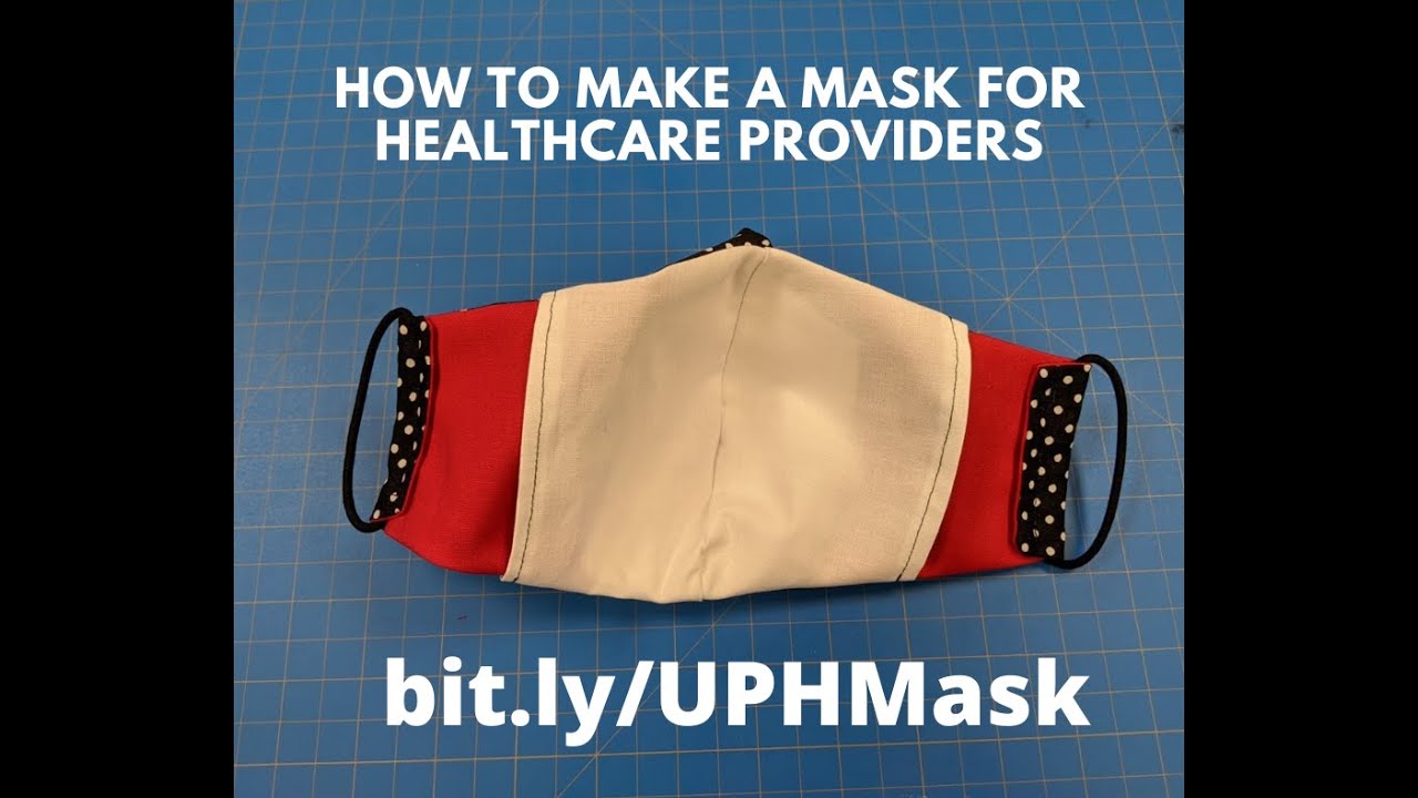 Instructional video for sewing the Olson mask (COVID-19) Thumbnail