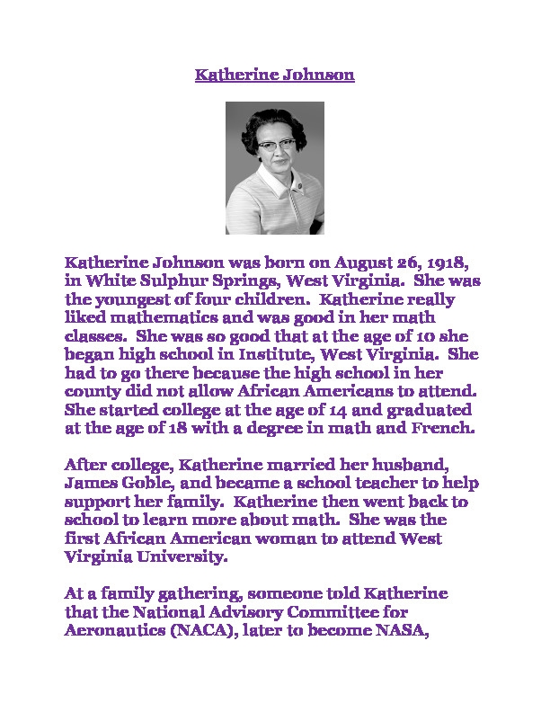 Katherine Johnson Facts Thumbnail