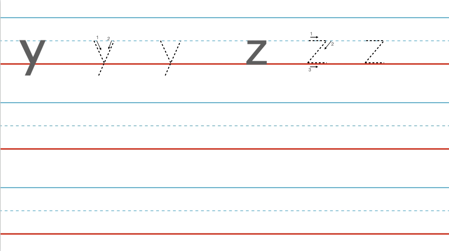Lower case handwriting Thumbnail
