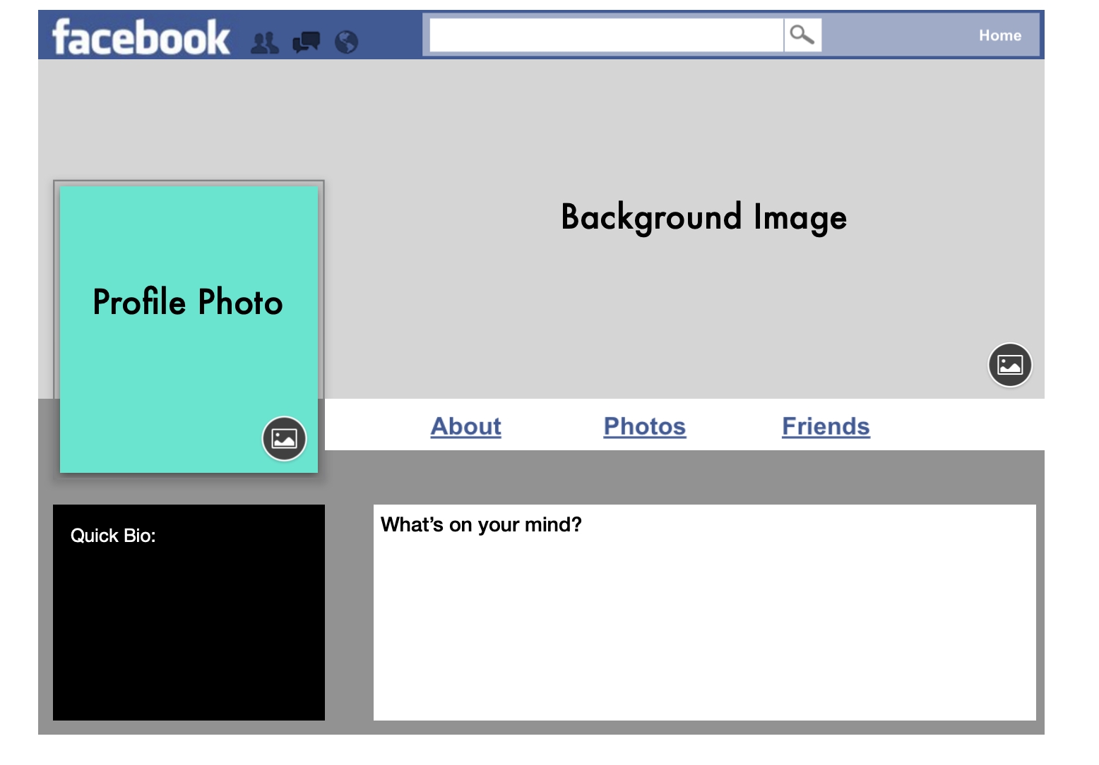 Facebook Profile Template.numbers Thumbnail