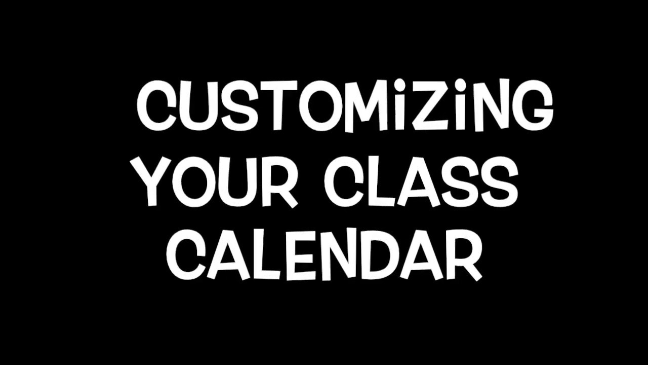 DCS Teacher website:  Customizing your Class Calendar Thumbnail