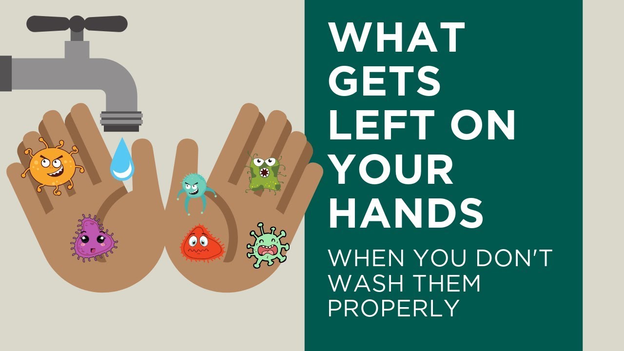 Proper handwashing! What gets left on your hands when you don