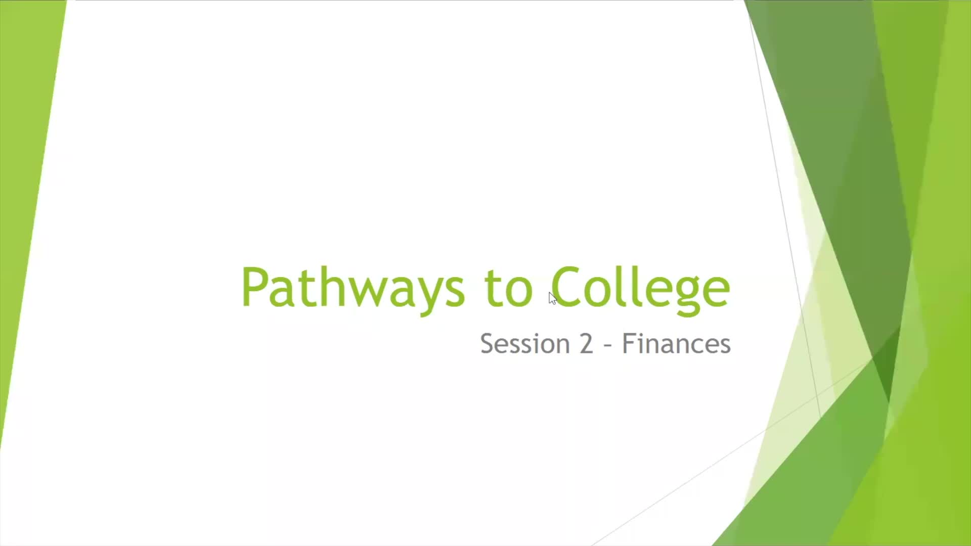 Arabic - Pathways to College Video 2: Finances Thumbnail