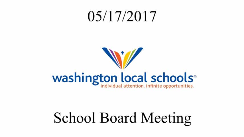 2017-05-17 School Board Meeting Video Thumbnail