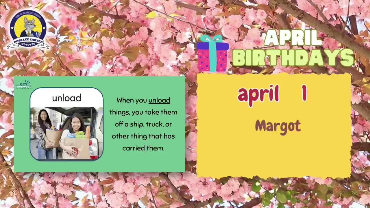 Rosa Lee Carter Elementary School | Live Stream - April 14, 2026, 8:09 am Thumbnail
