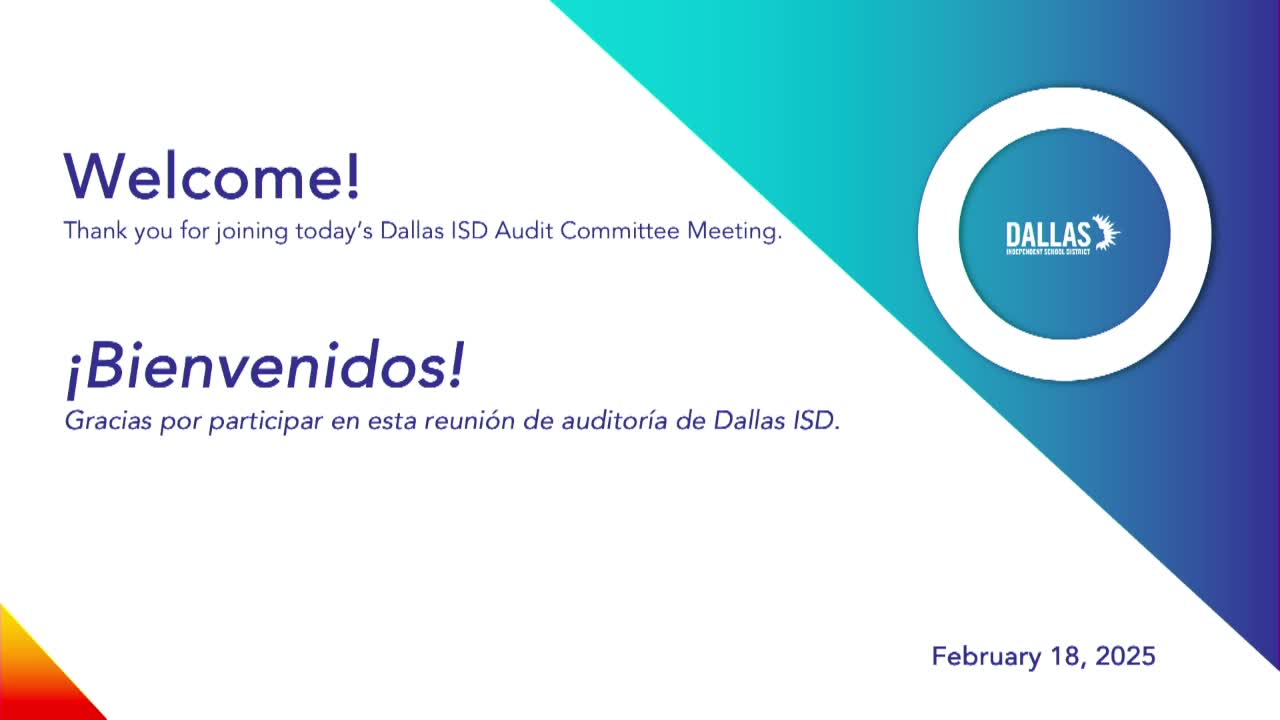 Dallas ISD Board Meetings - (S1) English | Live Stream - February 18, 2025, 3:11 pm Thumbnail