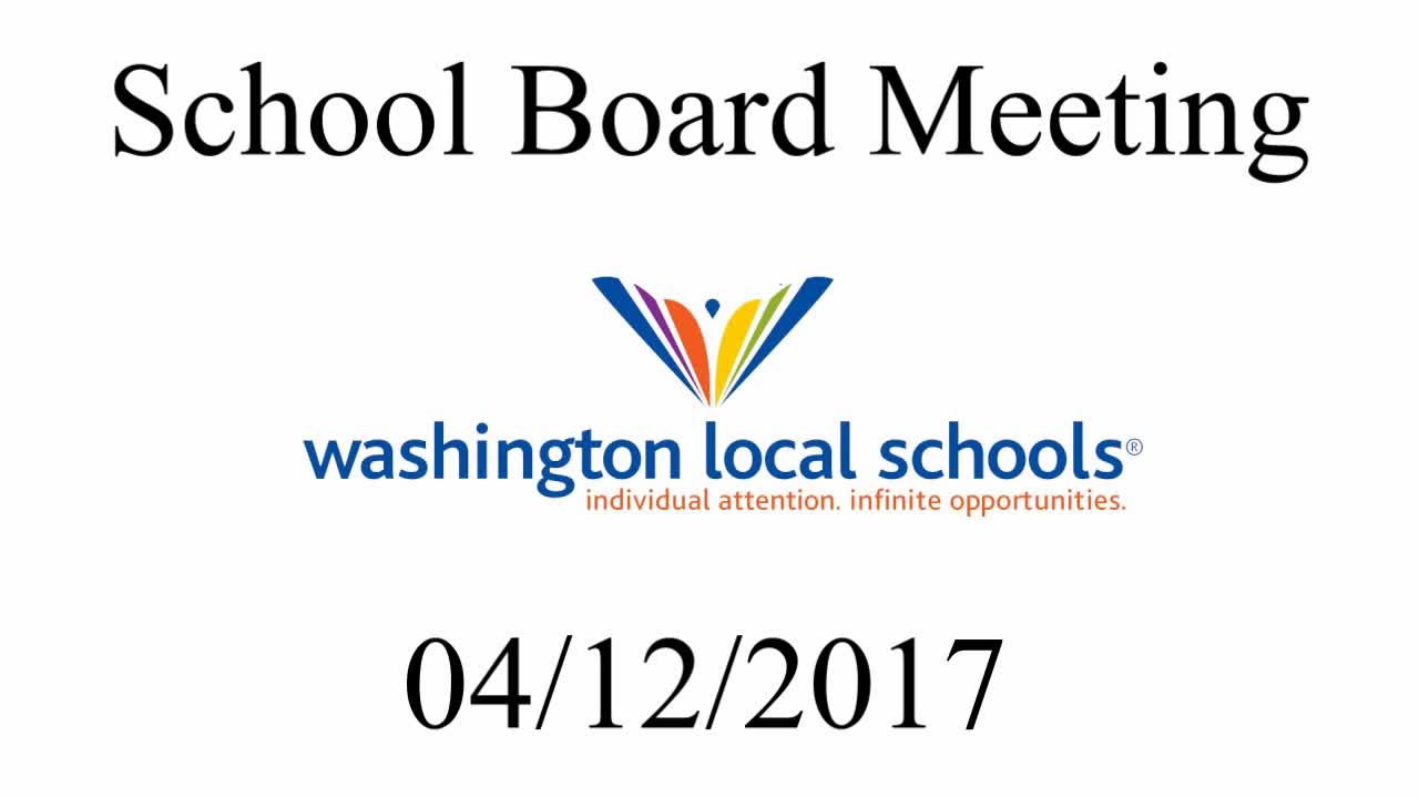 2017-04-12 School Board Meeting Video Thumbnail