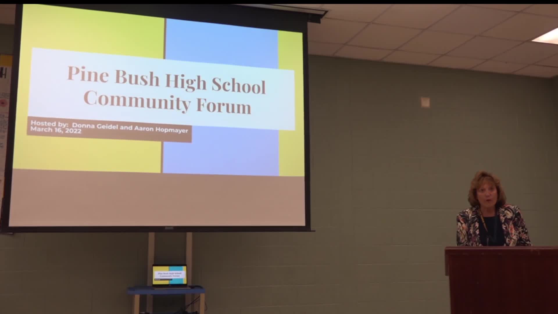  Pine Bush High School Community Forum - March 16, 2022 Thumbnail