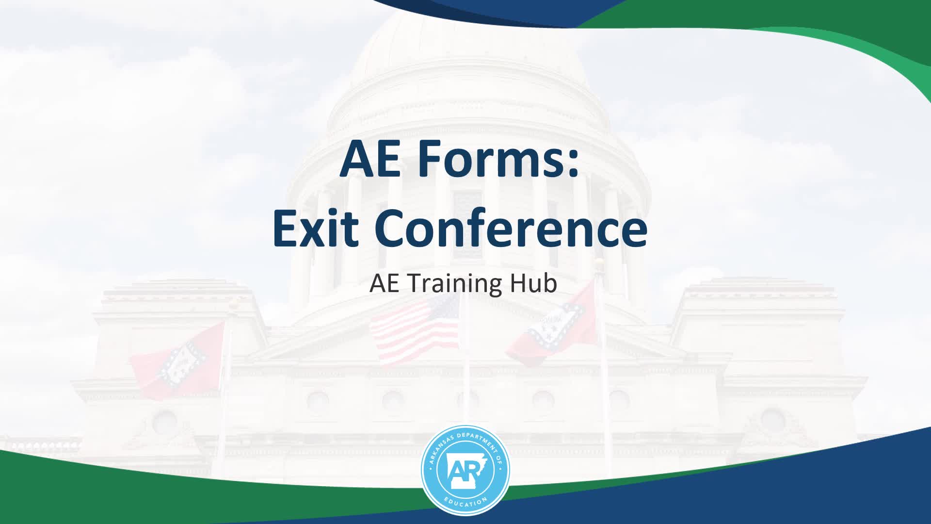 This video will familiarize you with the Alternative Education Exit Conference form and procedures.
