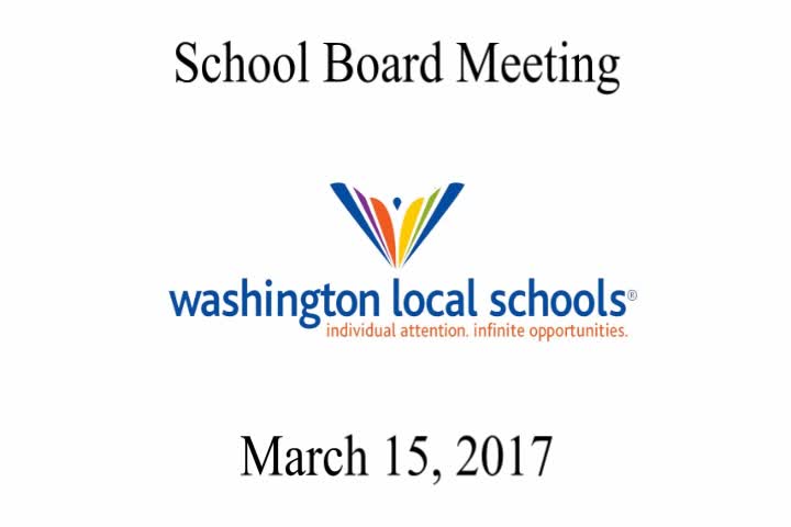 2017-03-15 School Board Meeting Video Thumbnail