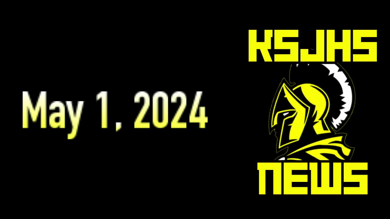 May 01, 2024, KSJHS Student News | Live Stream - 2:47 pm Thumbnail