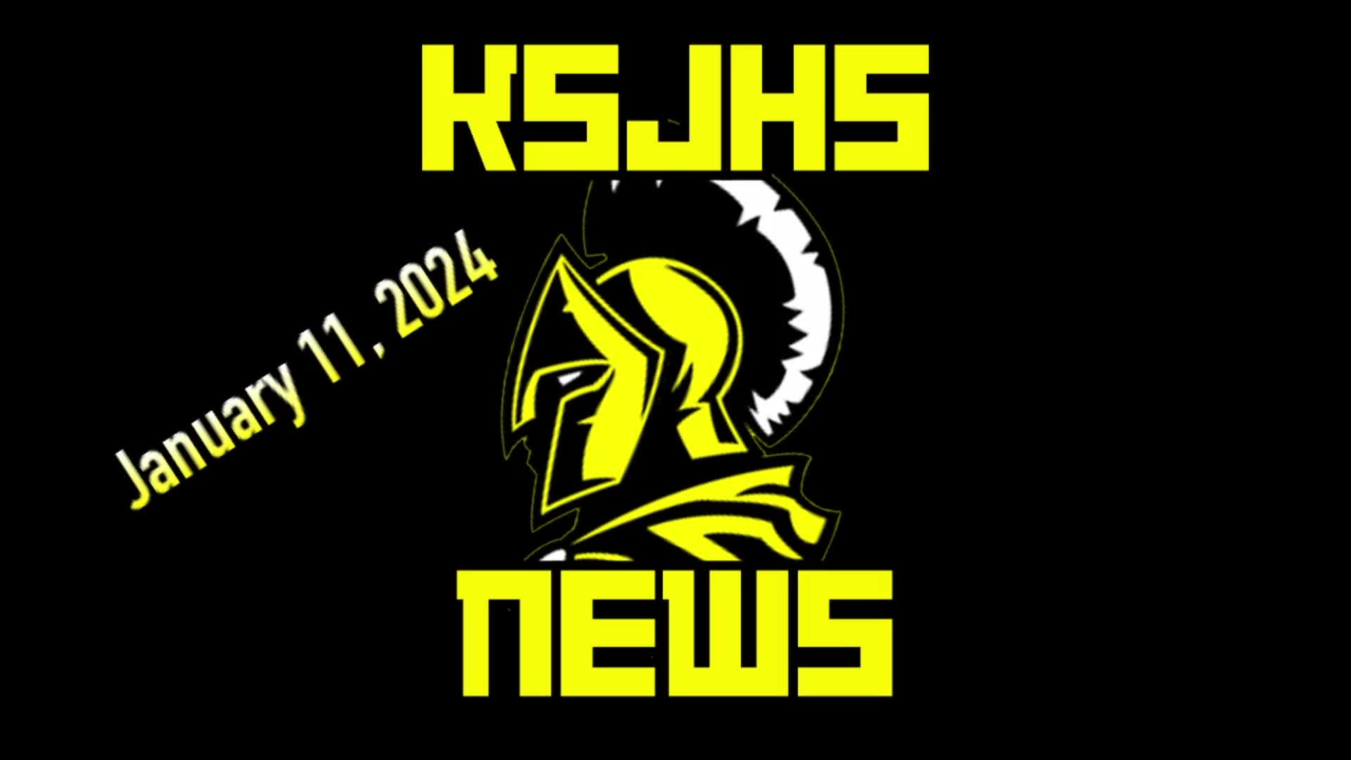 January 11, 2024, KSJHS Student News | Live Stream - 2:47 pm Thumbnail