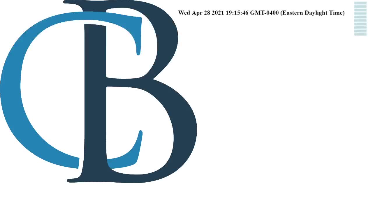 CBSD School Board Live Stream April 28, 2021, 824 pm