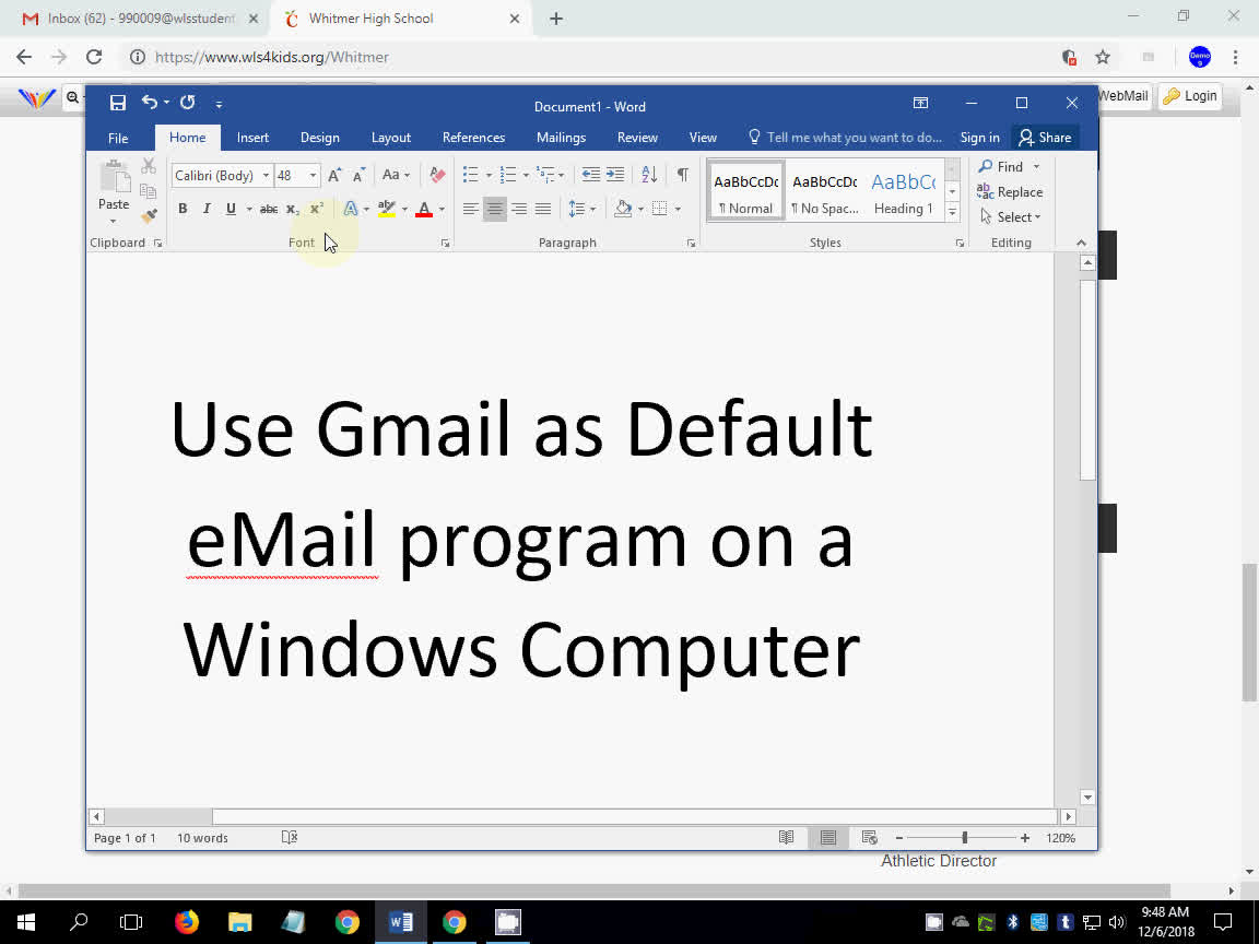 Gmail 122 - Use Gmail by Default for email links Thumbnail
