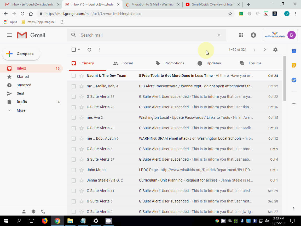 GMail 103 - Recommended Settings Thumbnail