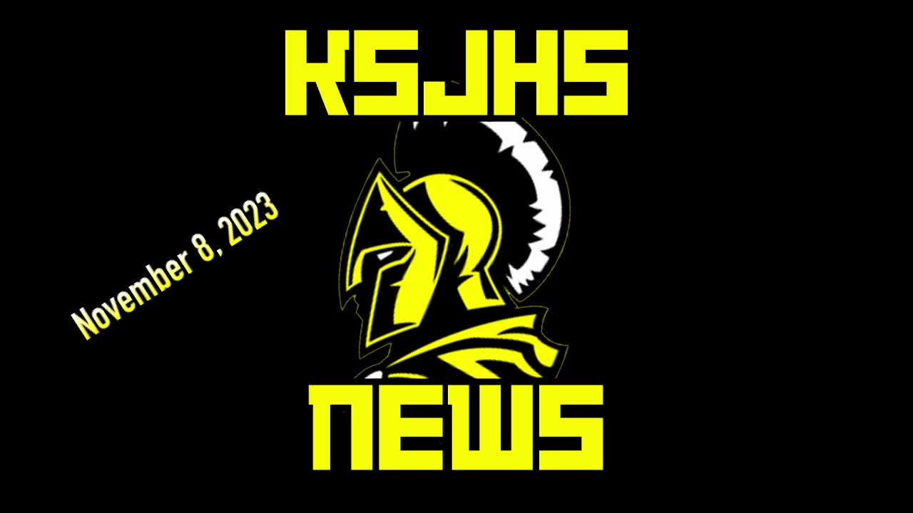 November 08, 2023, KSJHS Student News | Live Stream - 2:45 pm Thumbnail