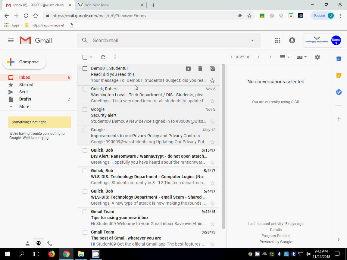 GMail 110 - Keyboard Shortcuts Thumbnail