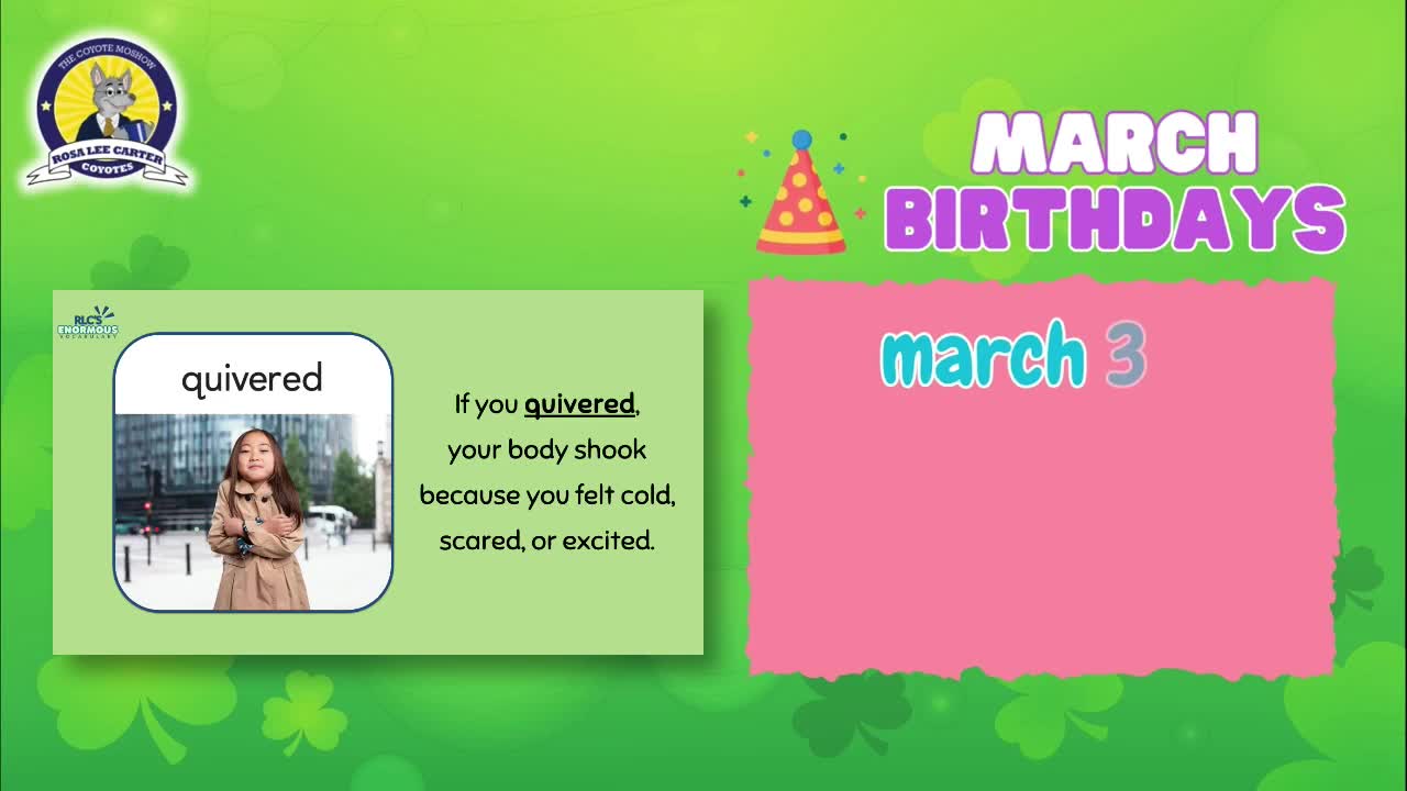 Rosa Lee Carter Elementary School | Live Stream - March 13, 2026, 8:16 am Thumbnail