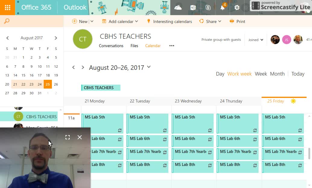 Shared Computer lab calendar Thumbnail