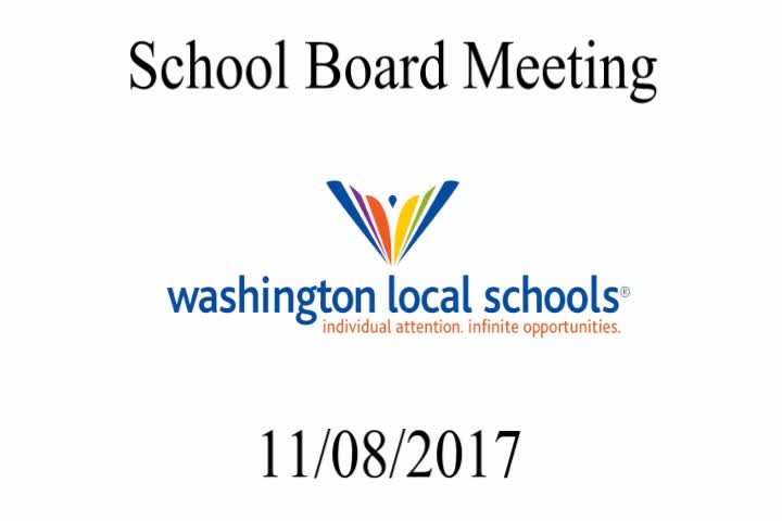 2017-11-08 School Board Meeting Video Thumbnail