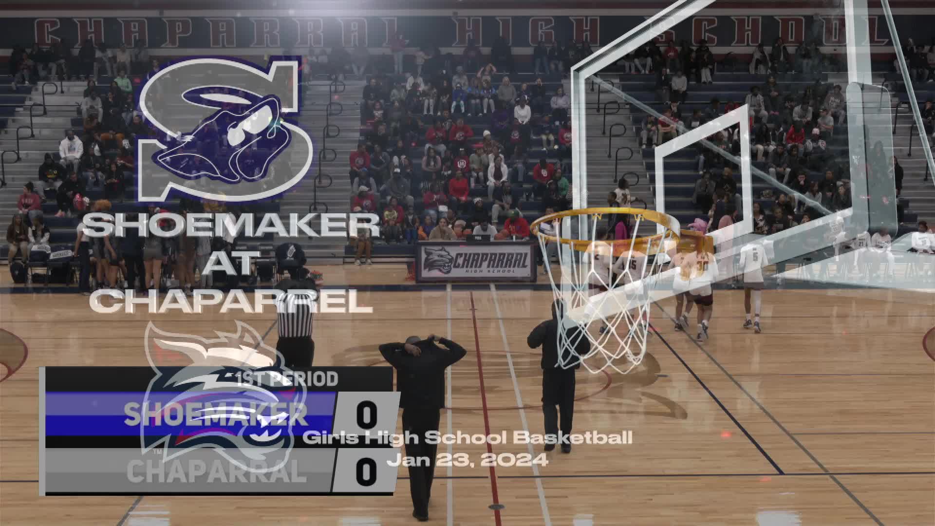 SHS vs CHS Girls Basketball 01/23/24 Thumbnail