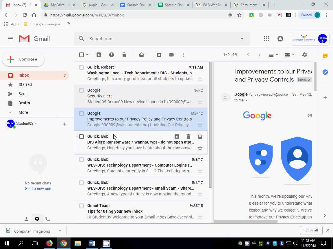 GMail 107 - Send Email - Formatted Text Thumbnail