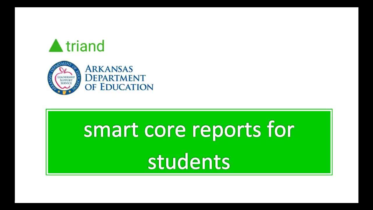 Smart Core Reports for Students Thumbnail