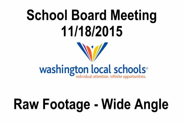 2015-11-18 School Board Meeting Video Thumbnail
