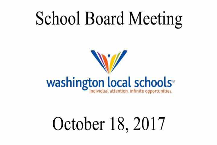2017-10-18 School Board Meeting video Thumbnail