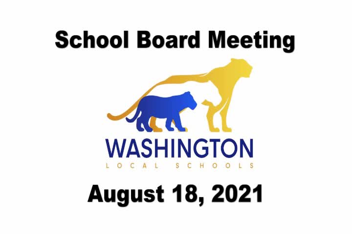 2021-08-18 School Board Meeting Video Thumbnail
