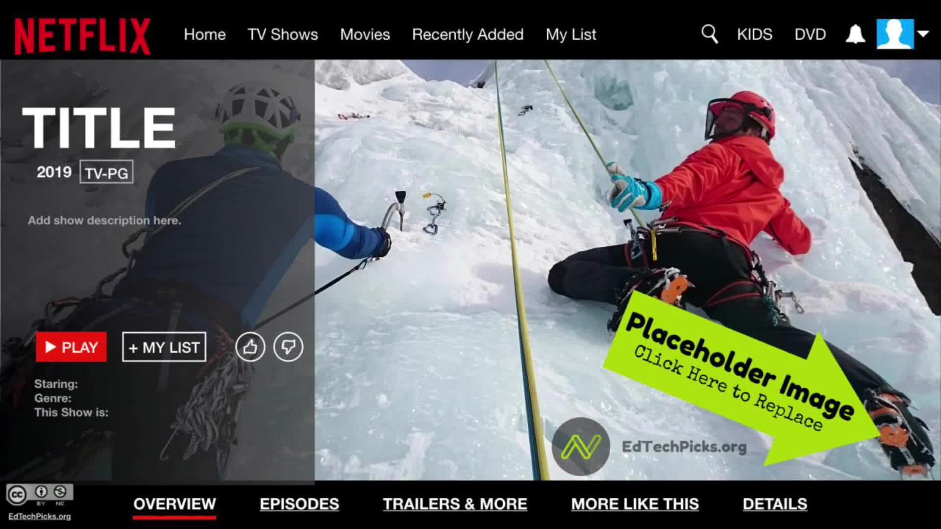 Netflix Template Inspiration Thumbnail