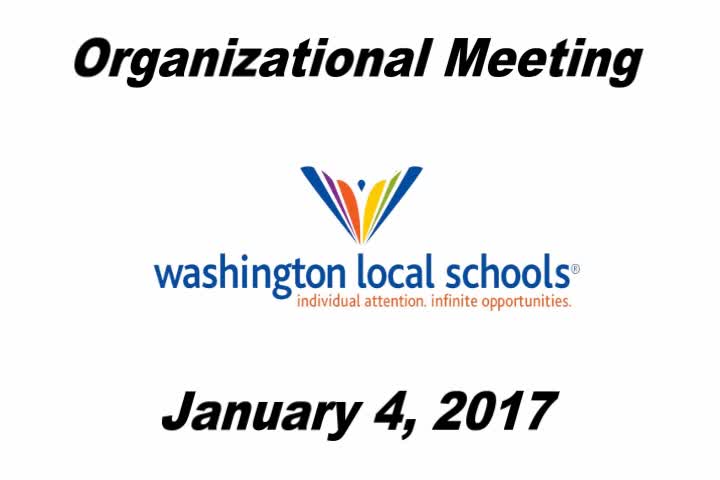 2017-01-04 School Board Meeting Video Thumbnail