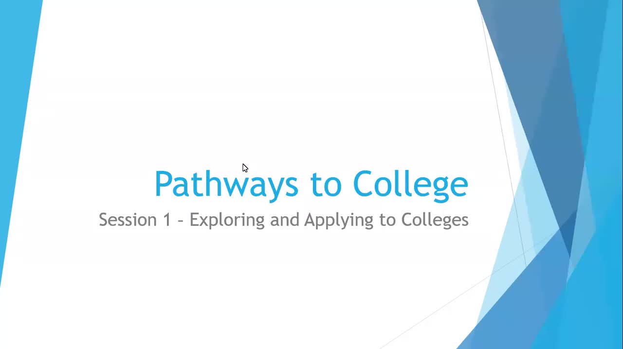 Spanish - Pathways to College Video 1: Exploring and Applying to Colleges Thumbnail