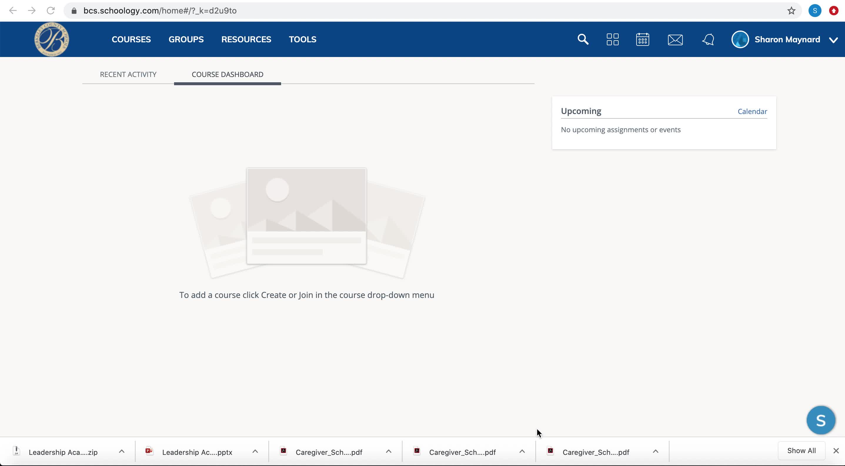 Admin finding courses in Schoology Thumbnail