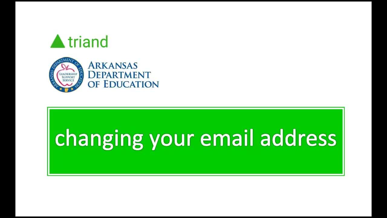 Changing Your Email Address Thumbnail