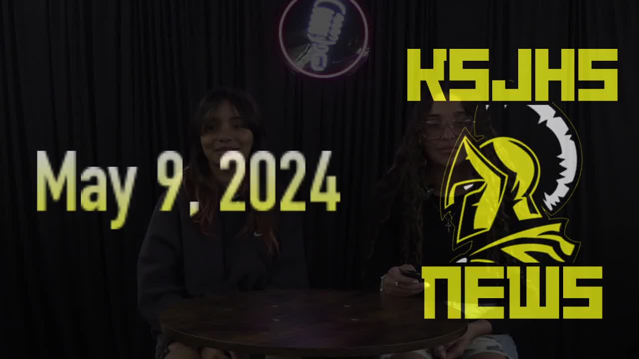  May 09, 2024, KSJHS Student News | Live Stream -2:46 pm Thumbnail