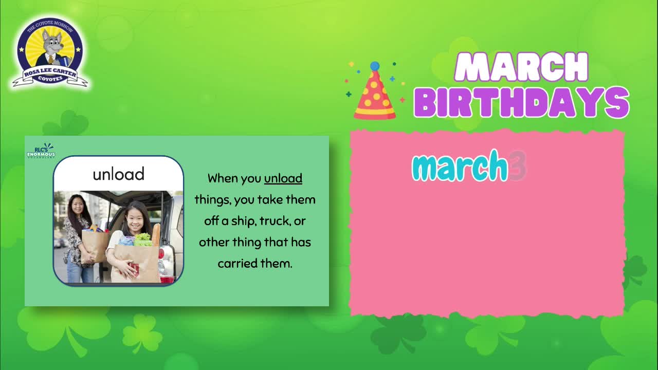 Rosa Lee Carter Elementary School | Live Stream - March 25, 2026, 8:12 am Thumbnail