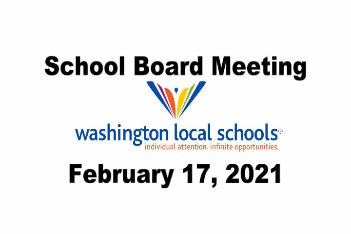 2021-02-17 School Board Meeting Video Thumbnail