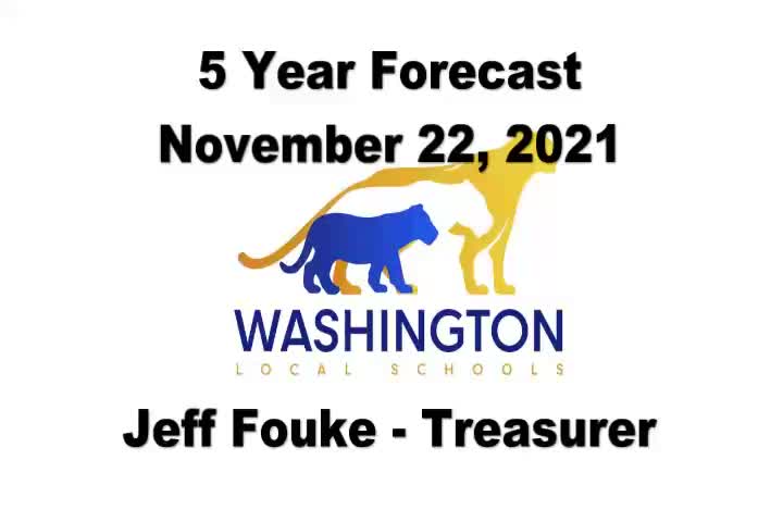 2021-11-22 Five-Year Fiscal Forecast Thumbnail