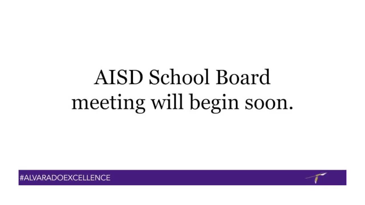 Alvaraod ISD Board Meeting - March 3, 2025 Thumbnail