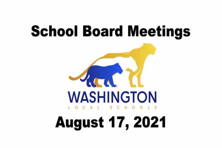 2021-08-17 School Board Meeting Video Thumbnail