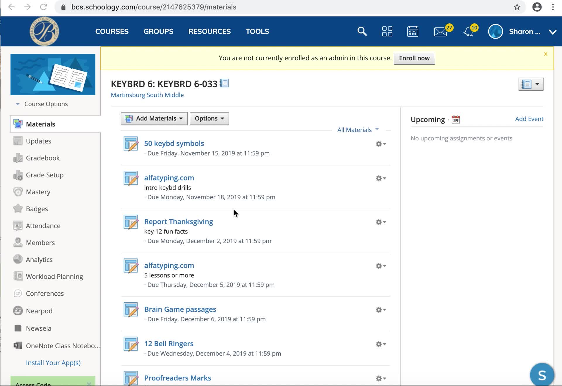 Adding teacher name to section name Thumbnail