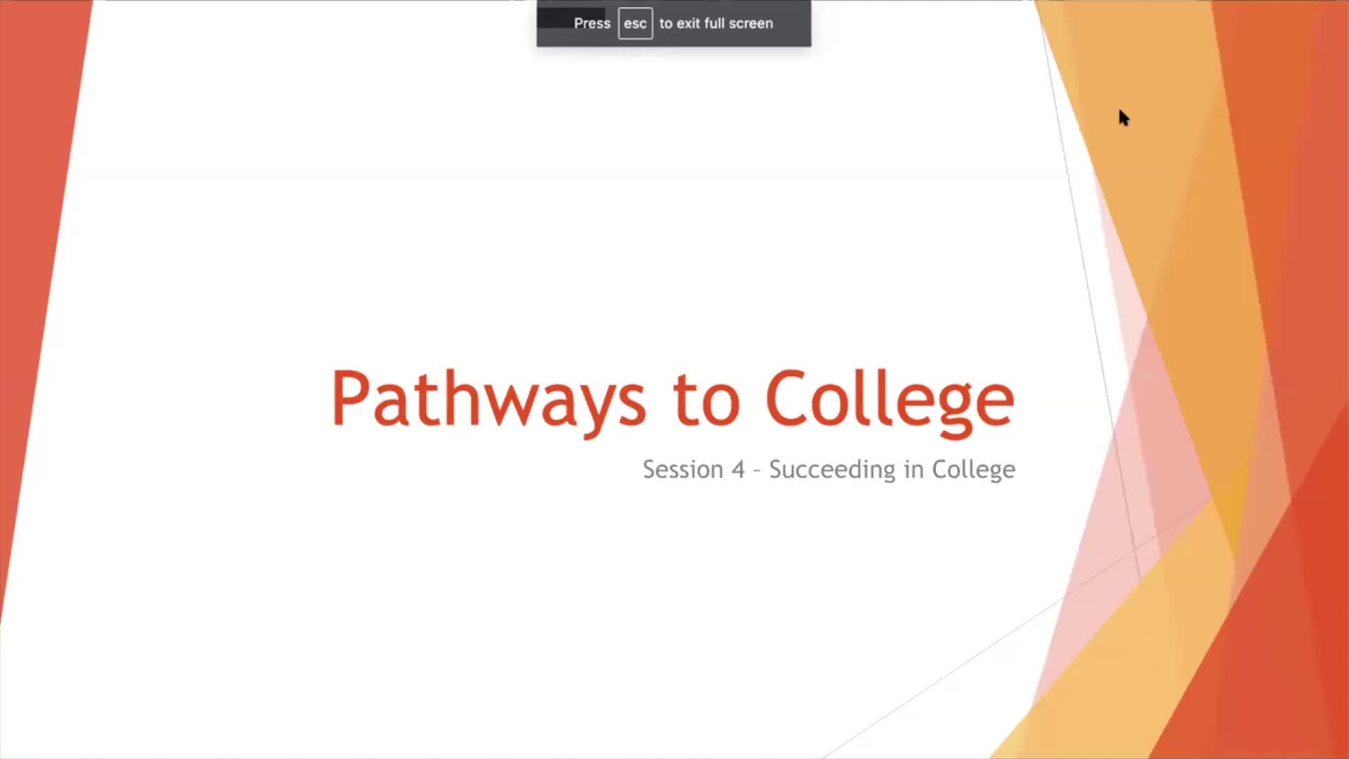 Pathways to College Video 4 - Karen Thumbnail
