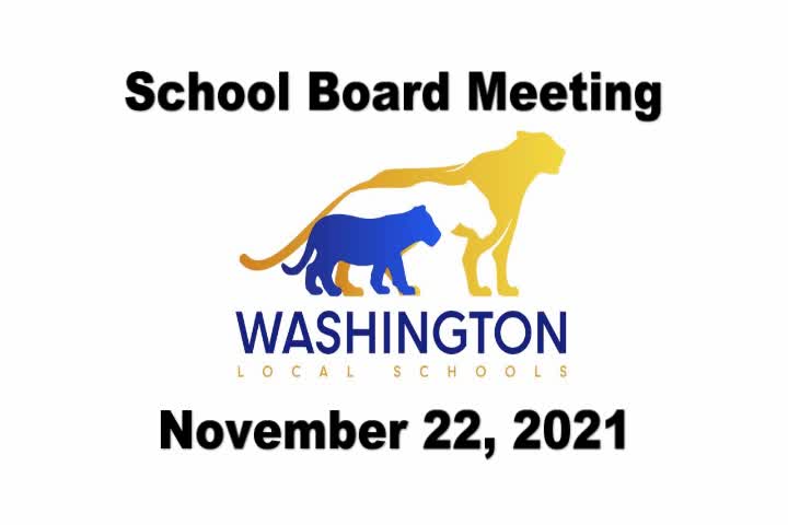 2021-11-22 School Board Meeting Video Thumbnail