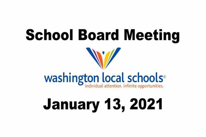 2021-01-13 Board Meeting Video Thumbnail