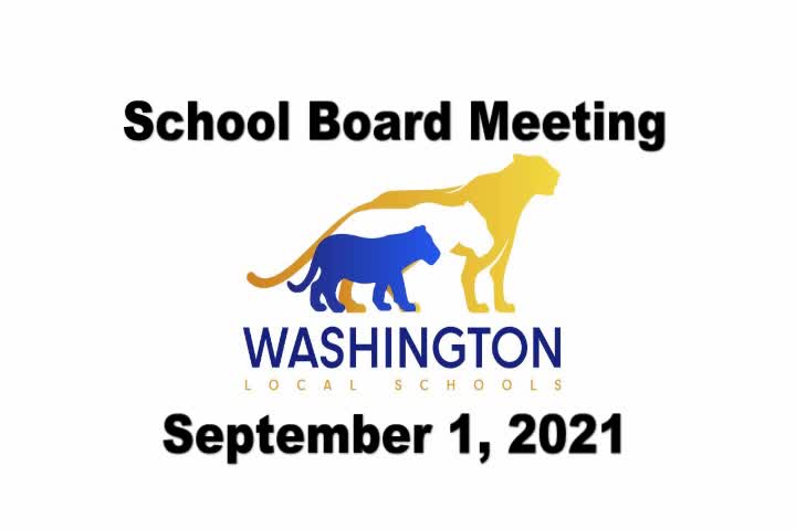 2021-09-01 School Board Meeting Video Thumbnail