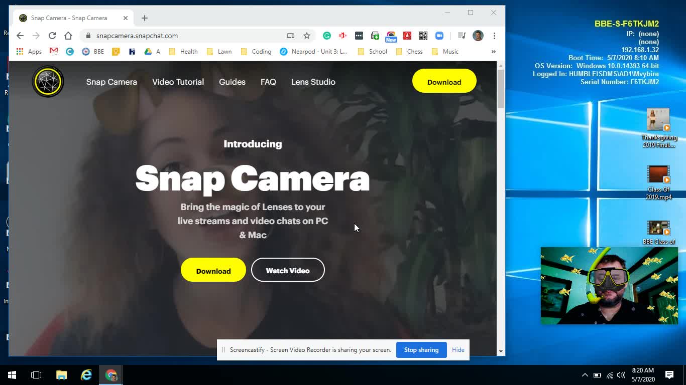 How To Add SnapChat Filter To Camera Thumbnail