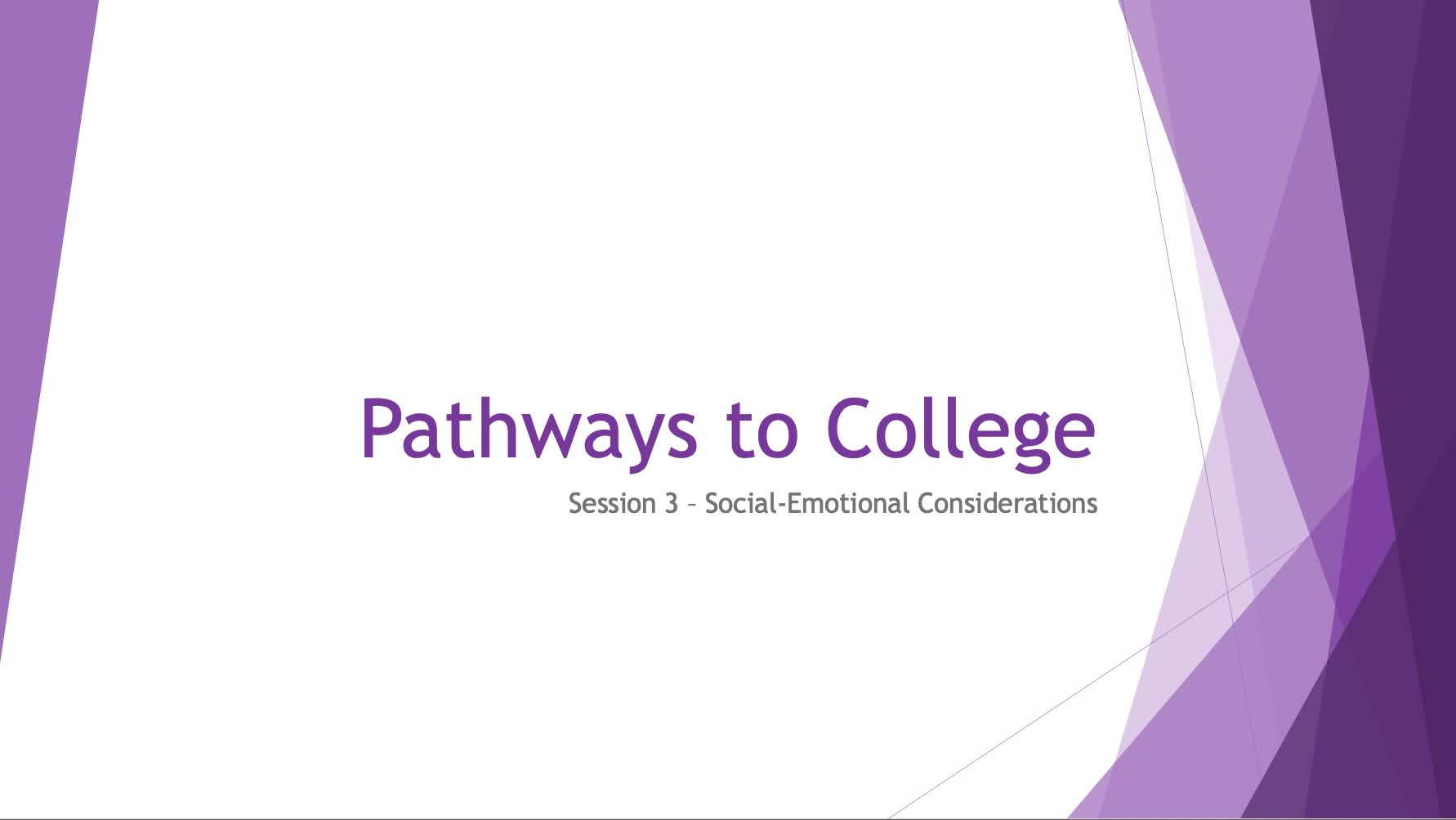 Session 3: Social-Emotional Considerations Thumbnail